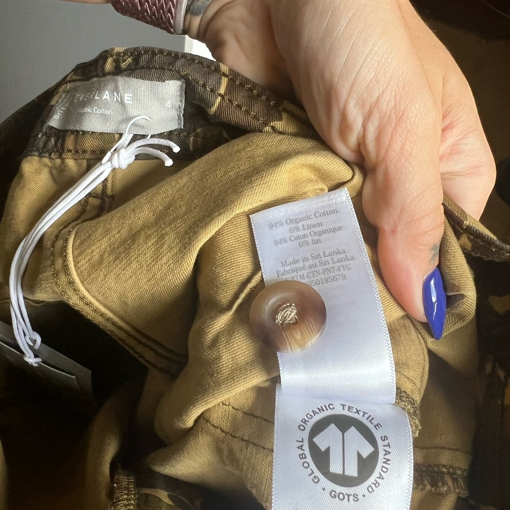 Everlane Women's Fatigue Barrel Camouflage Cargo Pants - Picture 6 of 7